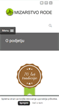 Mobile Screenshot of mizarstvo-rode.si